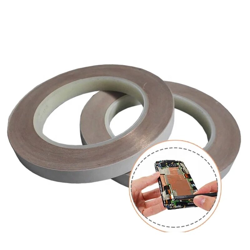 Cinta de lámina de cobre 1181 con longitud adhesiva conductora para fabricación de equipos