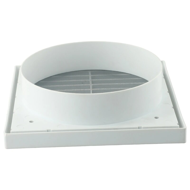 Solución de ventilación fiable, rejilla resistente, salida de aire, Material PP duradero, protección contra Vermin y roedores, color blanco