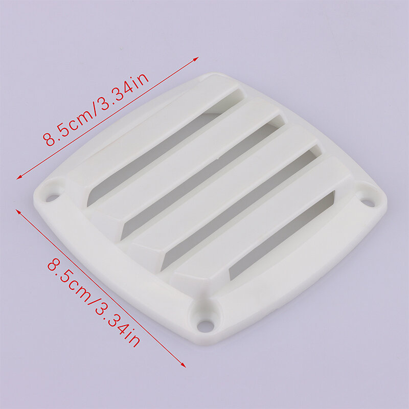 Boat Louvered Vent Replace Square Air Vent Grill Ventilation Ducting Cover Outlet Vent For Marine RV 1PC