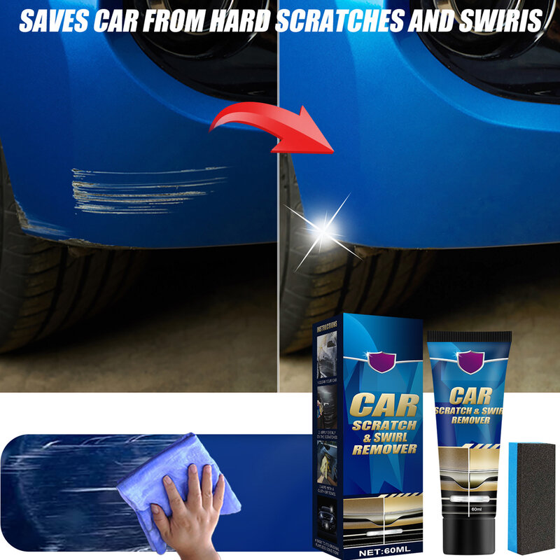 15/60/120ML Car Scratch Repair Plaster Automobile Scratch Swirl Remover Mark Repair Care Wax Paint Scratches Kit Car Beauty Tool
