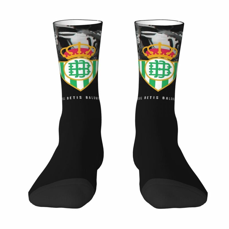 Real Betis Socks Harajuku Sweat Absorbing Stockings All Season Long Socks Accessories for Unisex Gifts