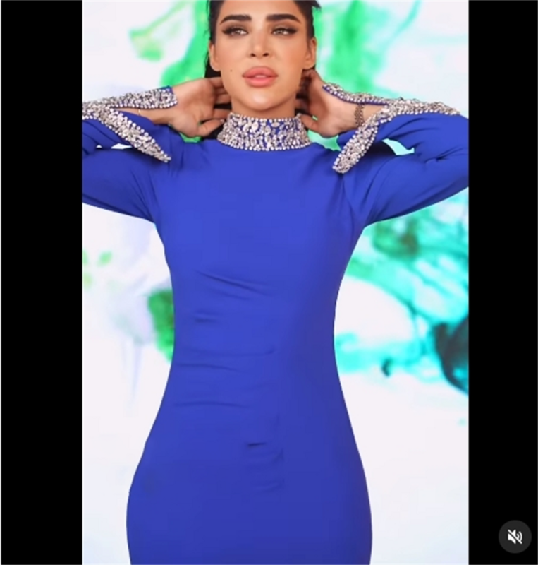 Mobuye 2024 Arab Dubai rücken freies Ballkleid Split bodenlangen Abend mode elegantes Party kleid für Frauen