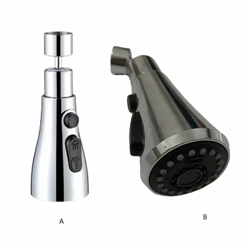 Grifo aireador, accesorio de burbujeador, rociador de cabezal de ducha, 3 modos, difusor de grifo de agua ajustable, boquillas para cocina y baño