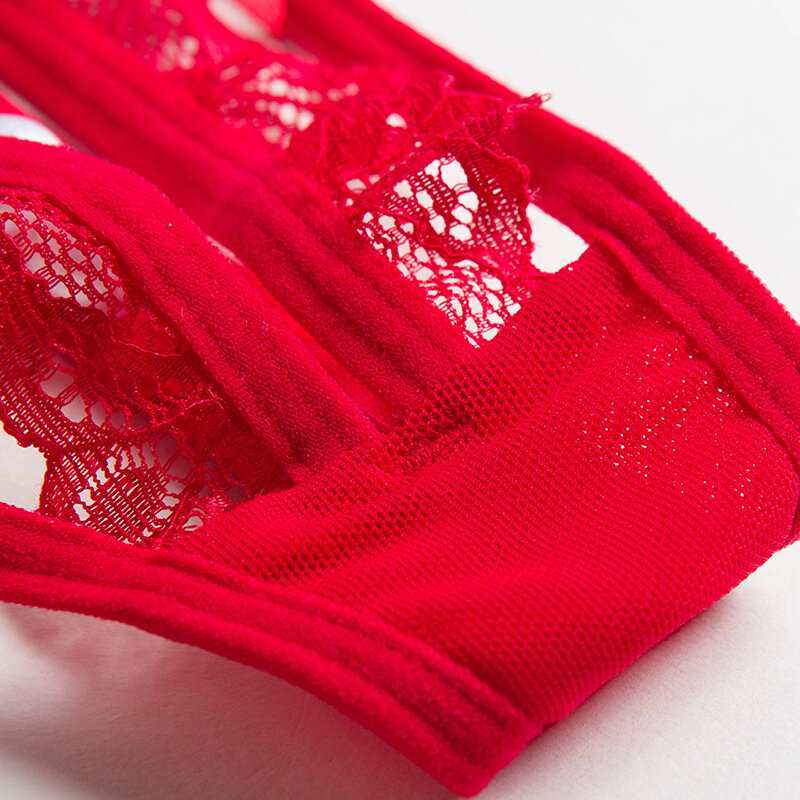 T-string женские кружевные Сексуальные Невидимые сексуальные открытые трусики с жемчугом в европейском и американском стиле