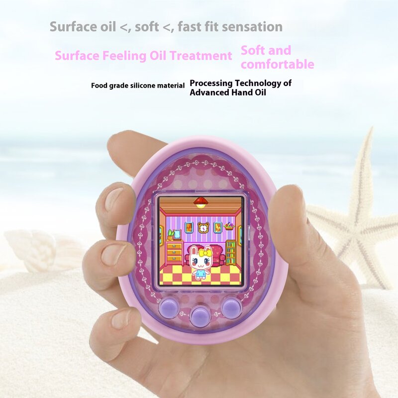 Mini elektroniczne zabawki dla zwierząt Mikroczat Maszyna Silikonowy pokrowiec Wodoodporny ochraniacz kompatybilny z wirtualną zabawką dla dzieci