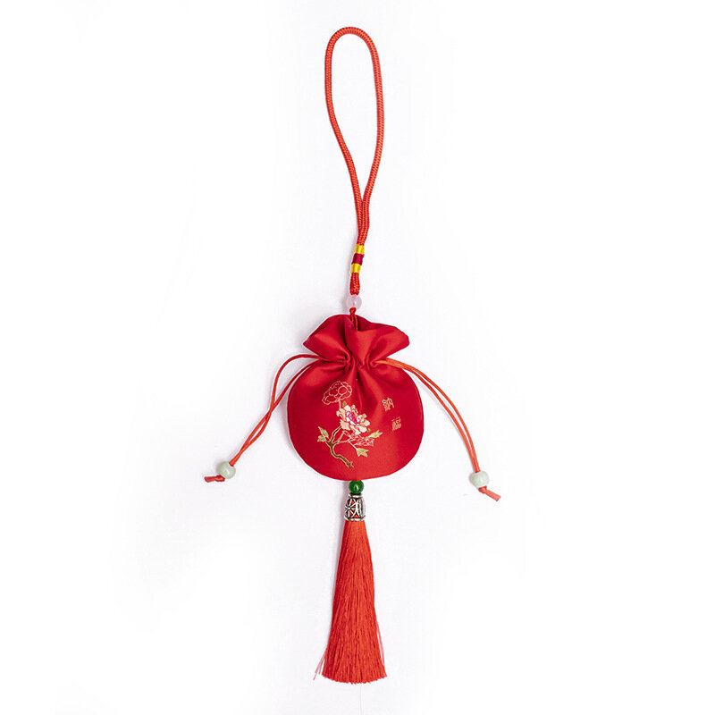 Саше в китайском стиле, парчовая саше, сумочка для благословения Королевская гвардия, подвеска для автомобиля, античный маленький кошелек для переноски, аксессуары для костюма Хань