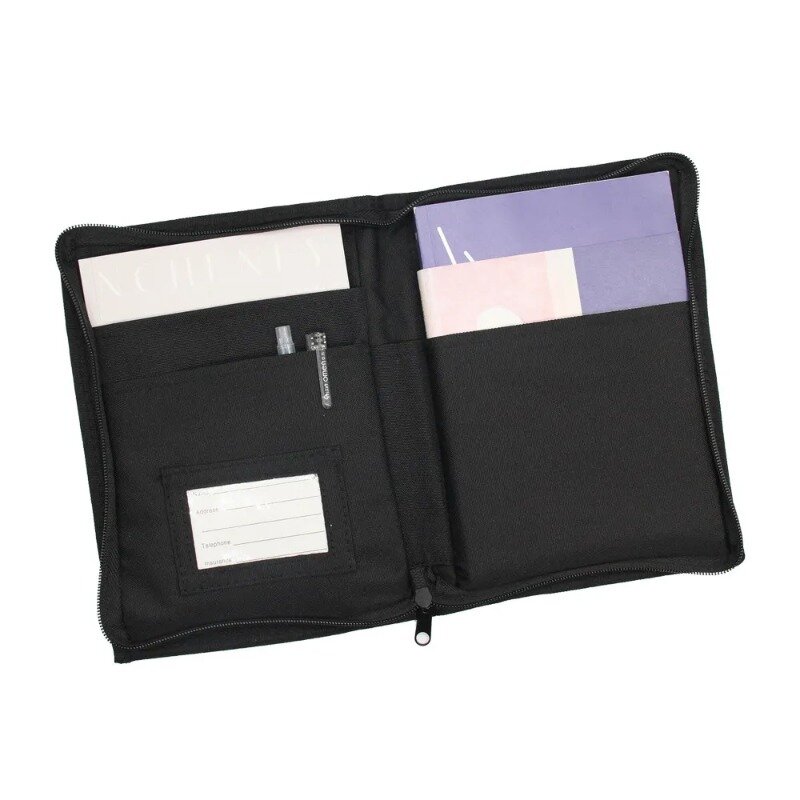 Bolsa de almacenamiento de documentos portátil con múltiples bolsillos, suministros para el Interior del coche, caja de guantes, tarjeta de registro Manual, tela Oxford