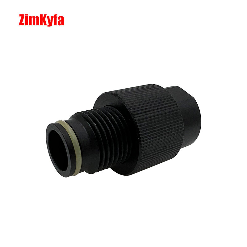 HPA Tank Regulator Valve ON/OFF ASA Adaptor G1/2-14 Thread Saver,CO2/Compressed Air Pin Valve Depressor Adapter For Airsoft