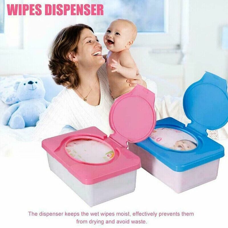 1PC Nützliche Kunststoff Halter Zubehör Serviette Lagerung Papier Fall Hause Gewebe Nass Tissue Box Baby-feuchttücher