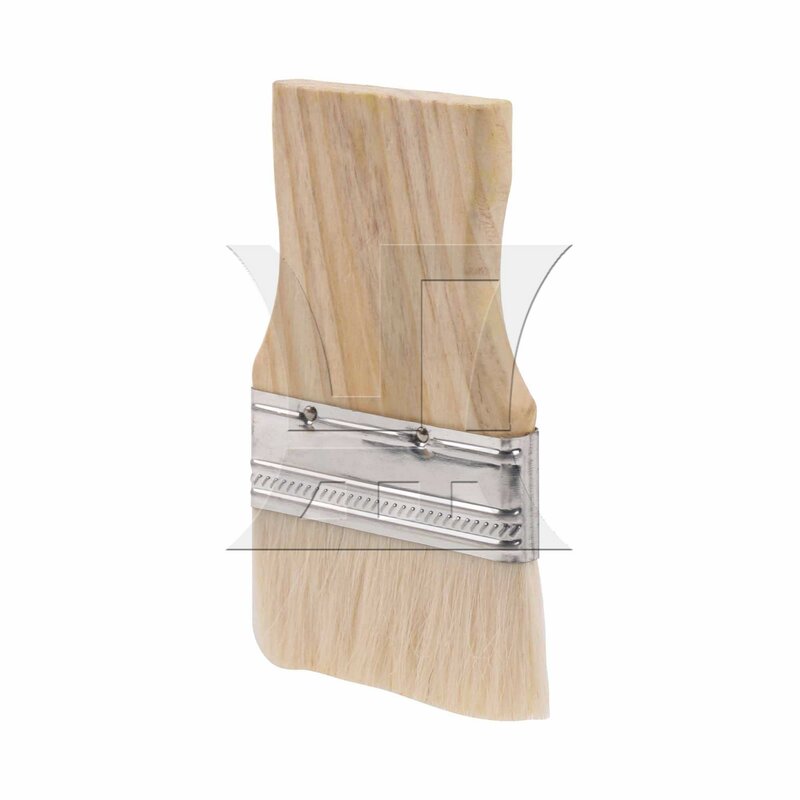 BQLZR плоская кисть 3 дюйма с квадратной деревянной ручкой для покраски мебели