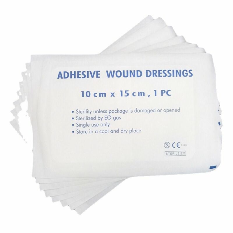 Não-tecido impermeável bandagem adesiva-Aids, Gesso adesivo, respirável bandagem-Aids, ferida vestir banda, Bandas de Adesivo, Material, 10pcs