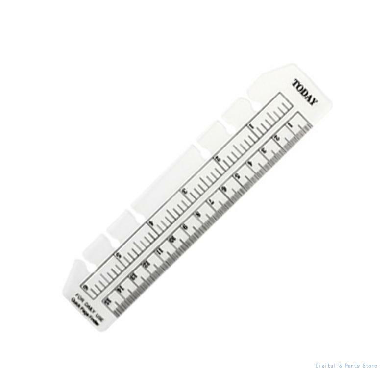 M17F Foldable Straight Functional Scale Rulers Pages Marker  for A5  Kits