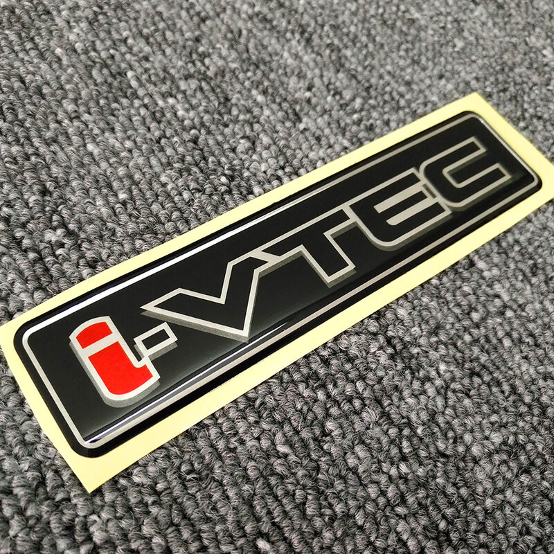 VTEC-pegatina de I-VTEC para Honda Civic Accord Odyssey Spirior CRV SUV I-VTEC, emblema de Metal para coche, insignia para carrocería y cola