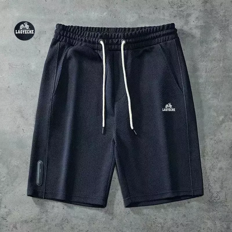 New High quality summer running shorts men's casual jogging shorts embroidered drawstring loose dry fitness shorts casual shorts