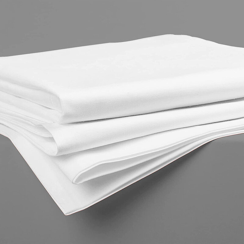 Fundas de almohada 100% de algodón, Protector con cierre de sobre, fundas de almohada estándar, suaves y transpirables, 2 piezas