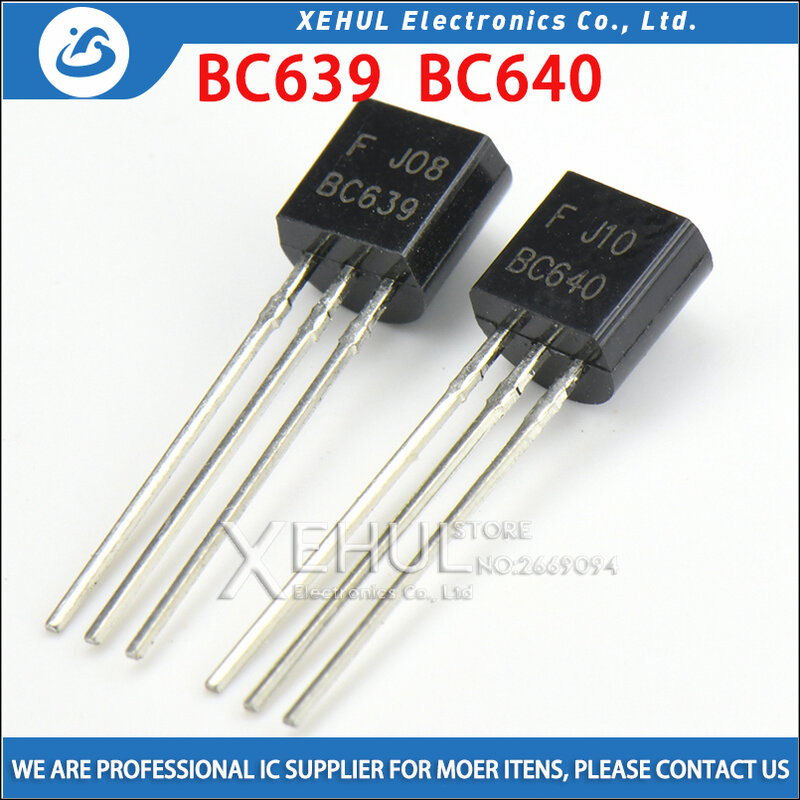 100PCS Transistor BC640 BC639 (BC640+BC639) TO92 each 50pcs