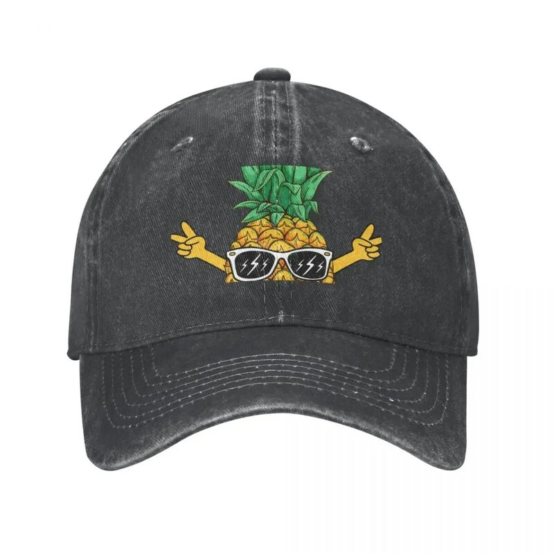 Pineapple victory Cowboy Hat black Golf Sports Cap Hat Baseball Cap Elegant Women's Hats Men's