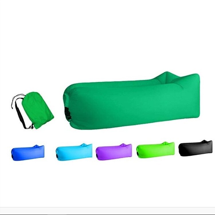 Portable Air-Free Elastic Lazy Sofa, Seat on the Beach, Camping