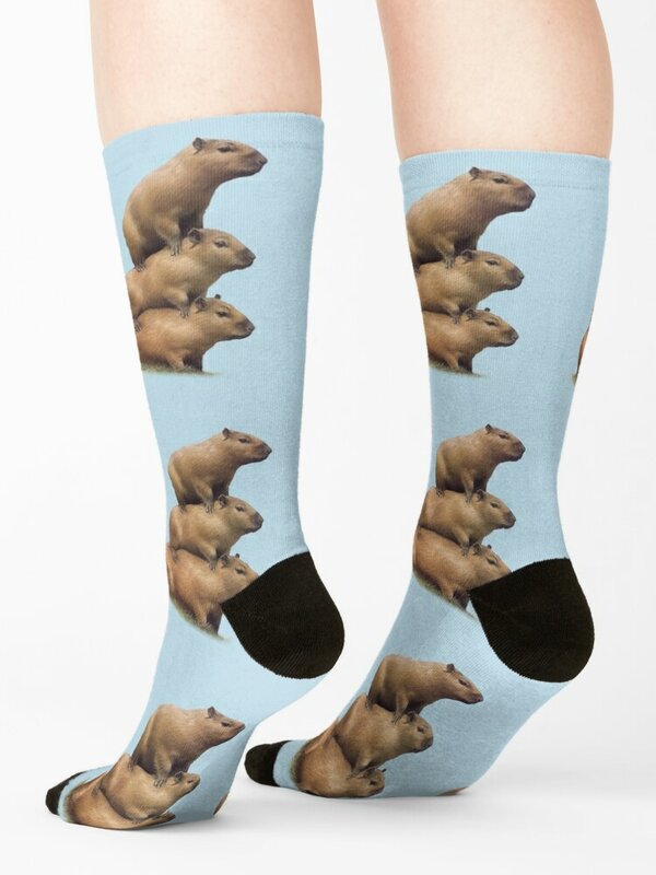 capybara capybara Socks christmas gift Non-slip Ladies Socks Men's