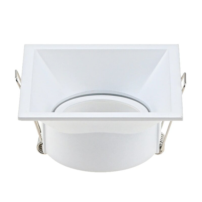 Spot Lumineux LED Encastrable sur Mesure pour Plafond de Chambre à Coucher et Couloir, Antireflet, Cadre de Fixation Découpé, Gu10, 85mm
