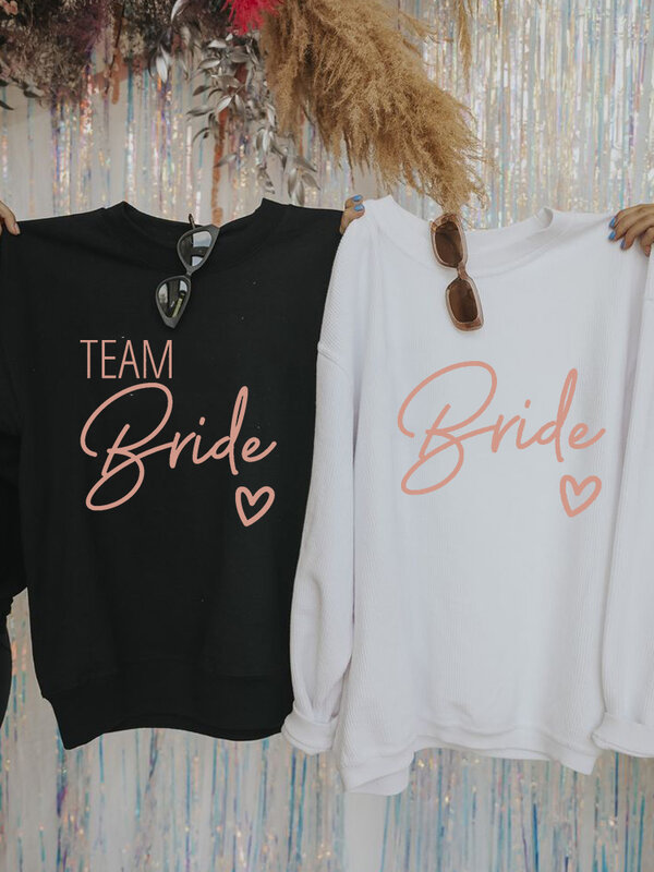 Bride & Team-Sudadera de dama de Honor, suéter de compromiso, propuesta de dama de Honor, regalos
