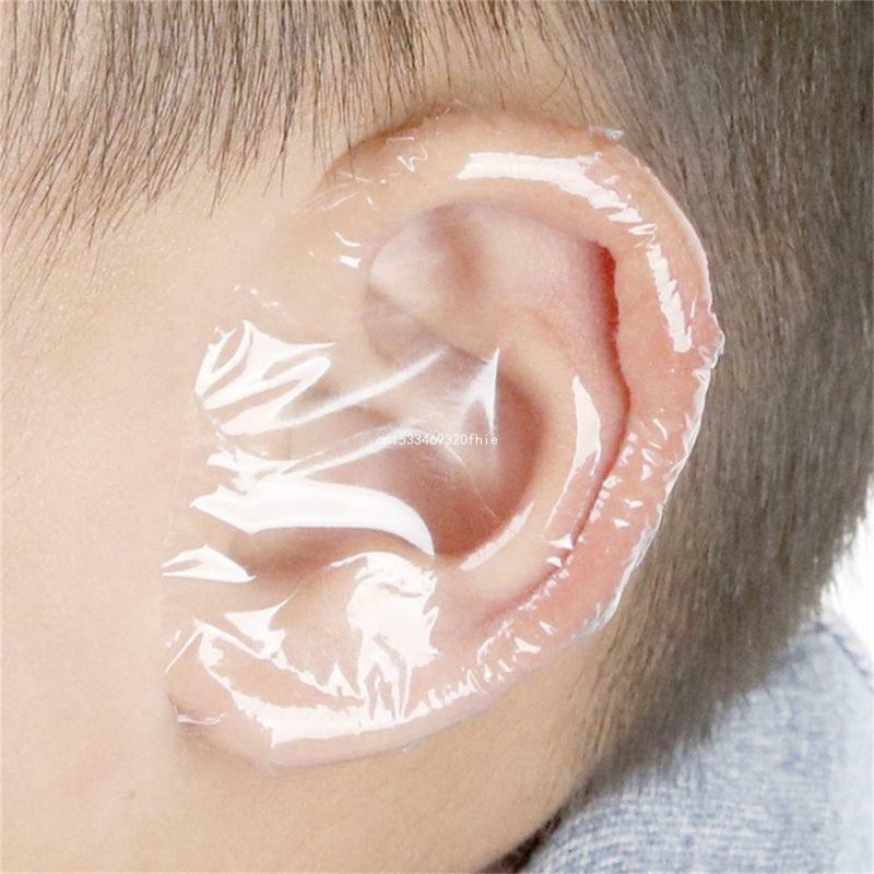 1 Set Decalcomanie per protezioni per le orecchie per bambini Protezioni per le orecchie impermeabili per doccia e nuoto