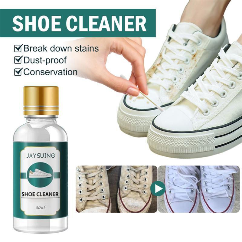 Jaysuking-limpiador de zapatos multiusos, limpiador de Zapatos blanco pequeño, eliminación de bordes de zapatos negros, descontaminación, limpieza y blanqueamiento