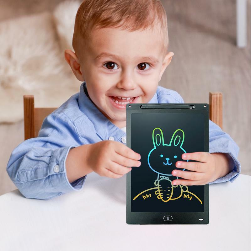 Almohadilla de dibujo LCD borrable, tablero de tableta de dibujo para niños, aprendizaje educativo de juguete, tablero de garabatos para guardería, coche y sala de estar