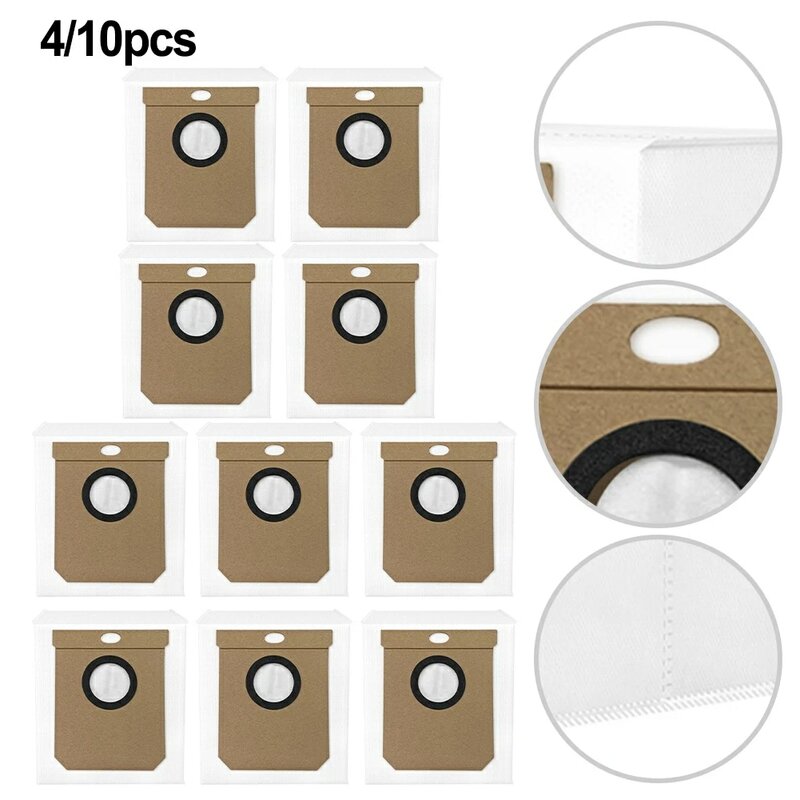 4/10pcs Vacuum Cleaner Dust Bags For Cecotec For Conga 2299 Ultra 2499 7490 8290 Vacuum Cleaner Parts For X-Treme X