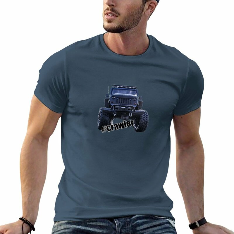 Camiseta de RC Crawler para hombre, camisa de secado rápido, moda coreana, camisa de entrenamiento