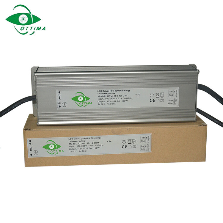 High quality cheap 3 years warranty 24v waterproof led power supply circuit 150w dimmable led driver