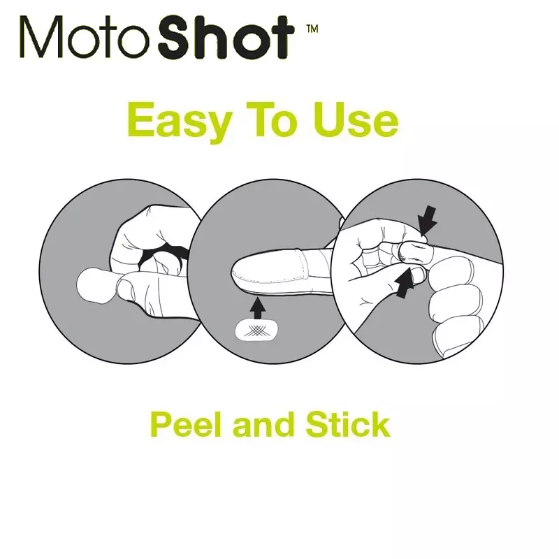 Stiker layar sentuh konduktif untuk Motoshot sarung tangan