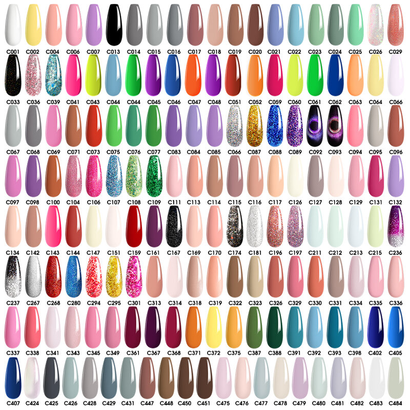 Гель-лак для ногтей полуперманентный, 150 цветов
