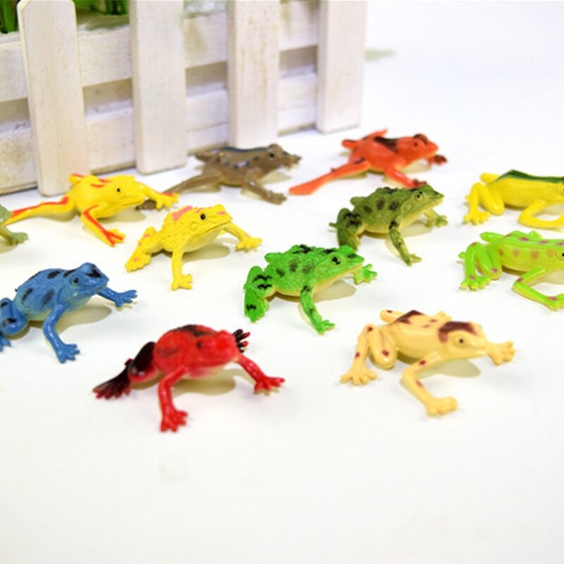 2 '' rane realistiche 12 pezzi modello di figurine di animali bambini ragazzi classe di biologia aiuti