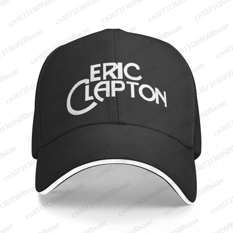 Boné de beisebol ajustável para homens e mulheres, chapéus esportivos ao ar livre, boné sanduíche hip-hop, logotipo Eric Clapton W