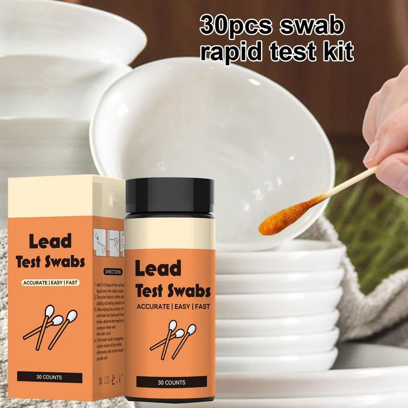 Lead Based Paint Test Kit Accurate Lead Check Swabs 30 Pcs Results in 30 Seconds Instant Lead Test for Painted Wood Plaster