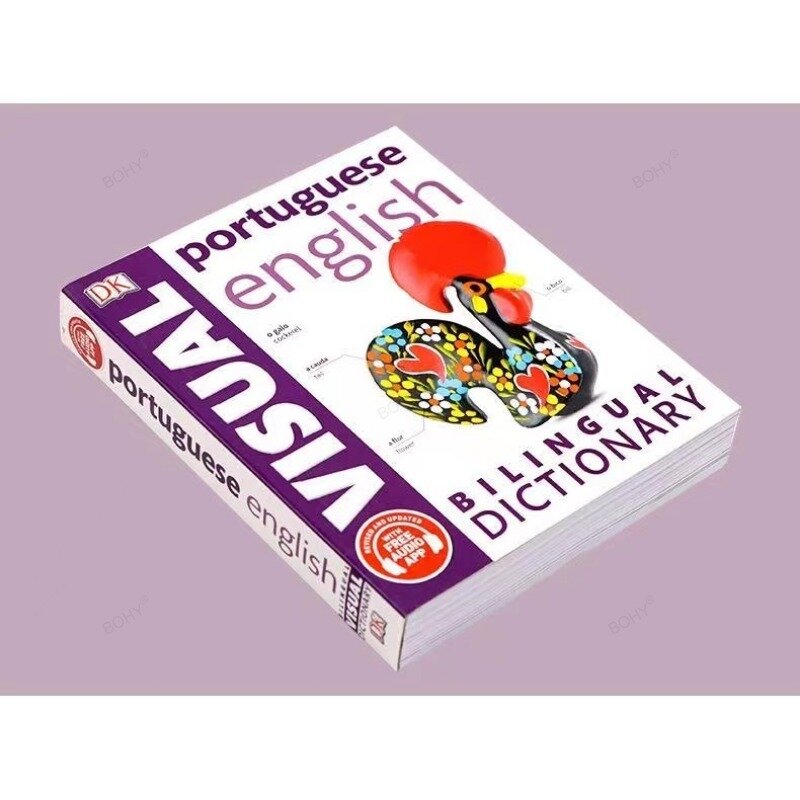 DK португальский английский двуязычный визуальный словарь двуязычный контрастный Графический словарь Книга