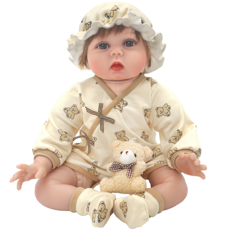 Одежда для кукол реборн 50-55 см, комбинезоны, Одежда для кукол 22 дюйма, платье, юбка, игрушки, наряд