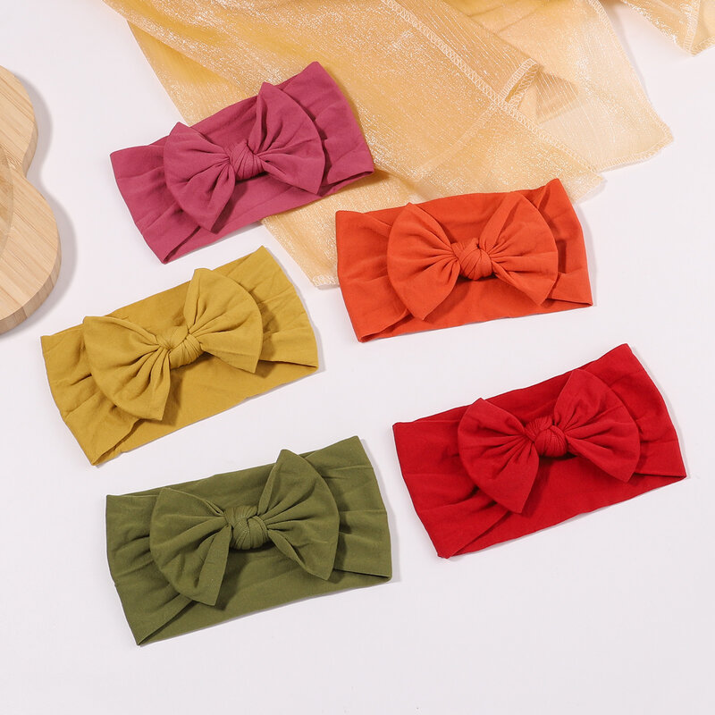 1 Pcs Baby Cables Turban Solid Headwrap Headband for Kids Girls Newborn Toddler Elastic Headbands Hair Accessories Wholesale