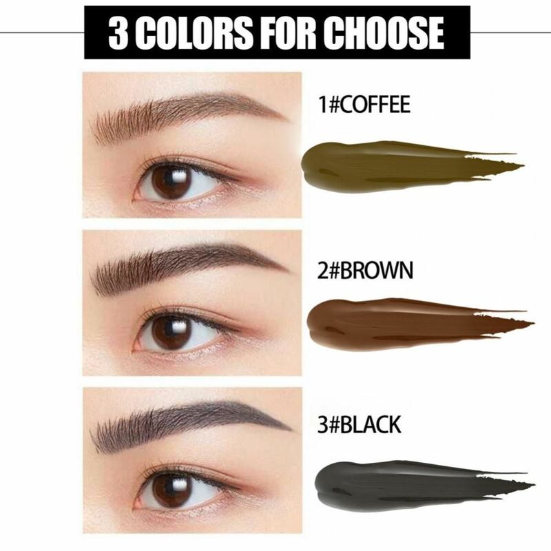 Eyebrow Dye Eye Makeup Super Durable Cosmetic Set Eyelash Color Kit Eyebrow Tint Cream Eyelash Mascara Enhancer 2 In 1