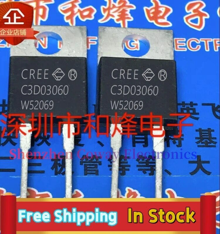 10PCS-30PCS  C3D03060A C3D03060  TO-220 MOS   In Stock Fast Shipping