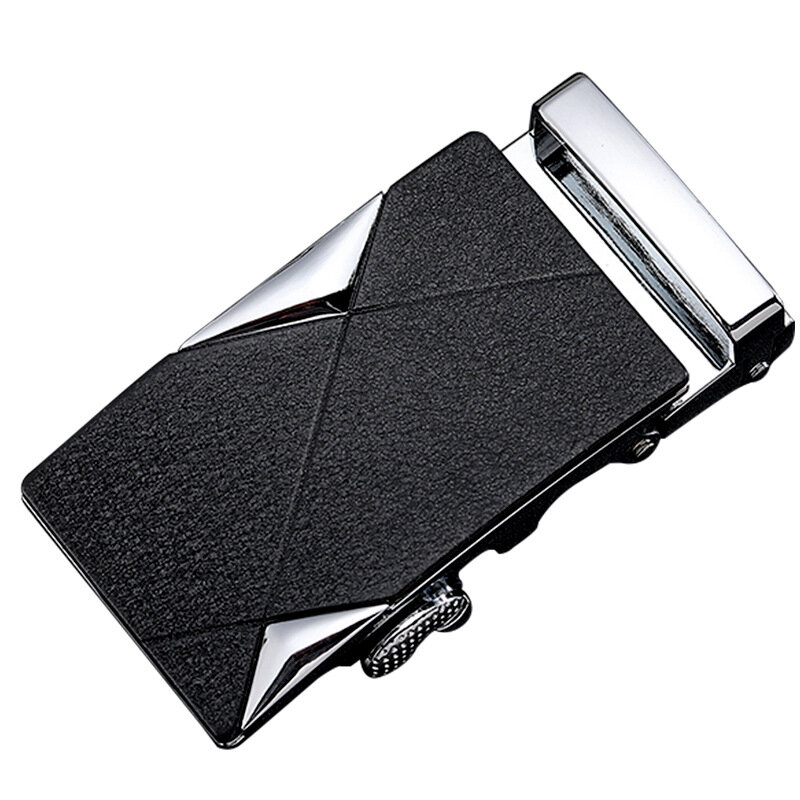 Hebilla automática esmerilada de 3,5 cm para hombre, cinturón de aleación de lujo para viaje de negocios, versión coreana, a la moda, de alta calidad