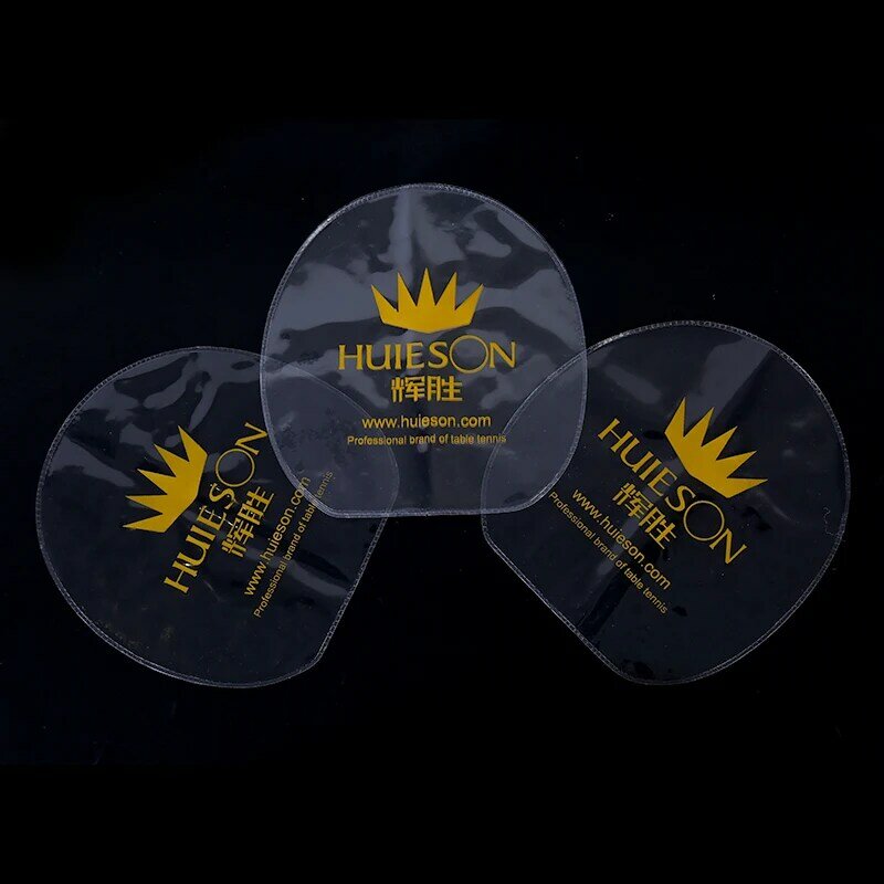 Pellicola adesiva protettiva in gomma trasparente per Paddle da Ping Pong pellicola protettiva in gomma per Ping Pong con seconda copertura trasparente non appiccicosa