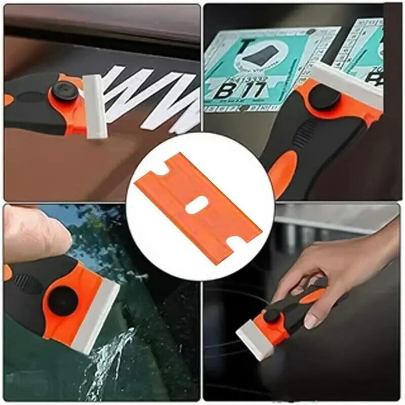 Windshield Sticker Scraper Sticker Remover Tool Floor Seam Cleaning Tools For Car Windshield Advertising Glass Sticker Removal