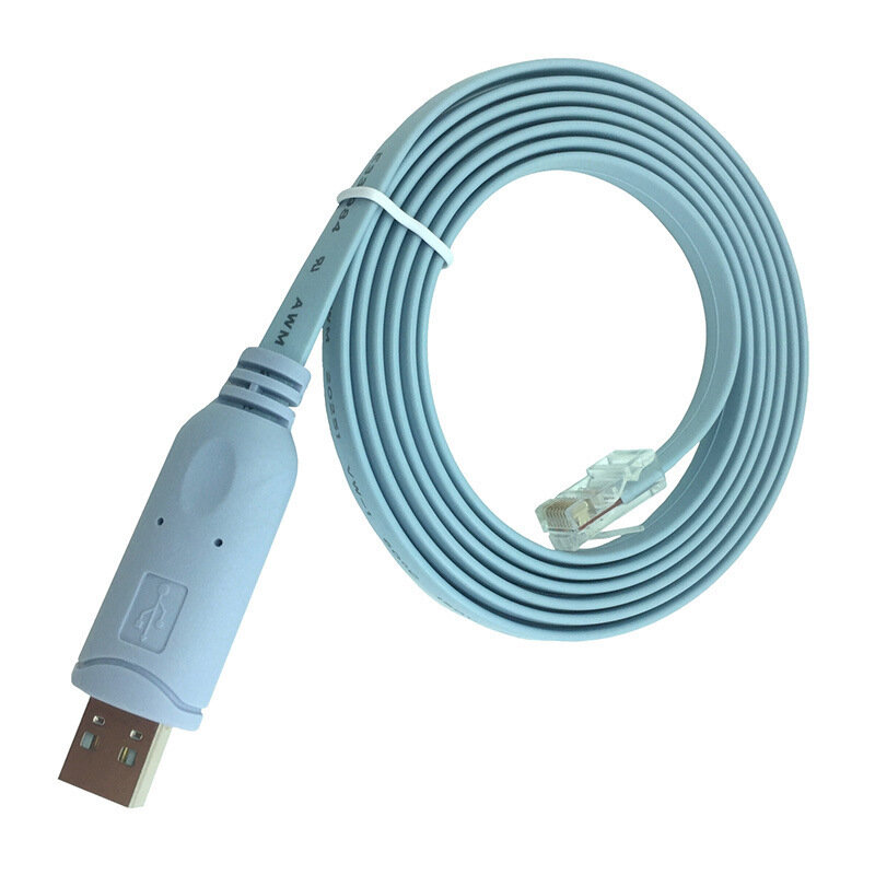USB-удлинитель RJ45 для консоли кабеля USB к RJ45 PL2303, чип + стандарт RS232, для мобильного маршрутизатора Cisco H3C HP