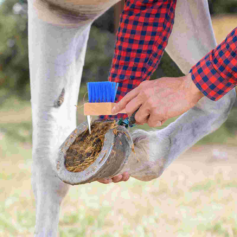 Trimmer Horseshoe Hoof Pick Horse Hoof Brush Hoof Pick with Brush Hoof Pick Brush Repair Tool