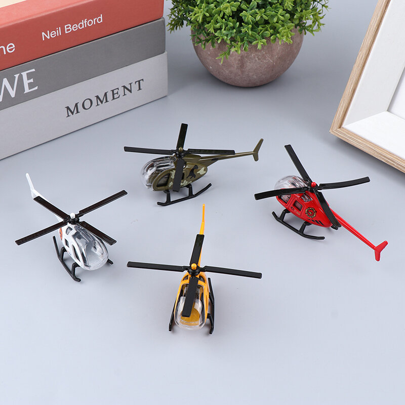 Mini-Legierung Hubschrauber Modell Spielzeug Flugzeug militärische Sammlung Dekorationen Simulation Flugzeug Spielzeug für Kinder Jungen Geburtstags geschenk