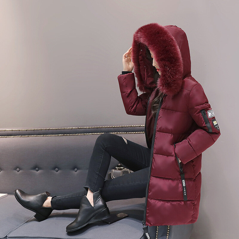 Chaquetas y abrigos cálidos con capucha Para mujer, Parkas acolchadas de algodón, chaqueta de invierno Para mujer