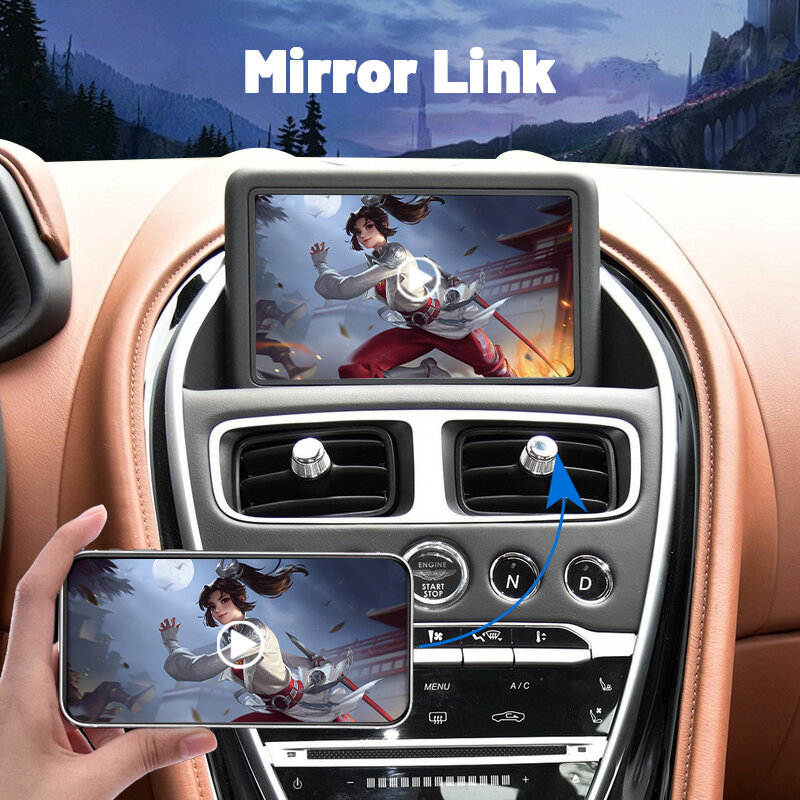 Sinairyu-Wireless Apple CarPlay, Módulo Android Auto para Aston Martin DBS 2015-2018 NTG 5.0, telefone Android, Kit de Retrofit do Jogo de Carro