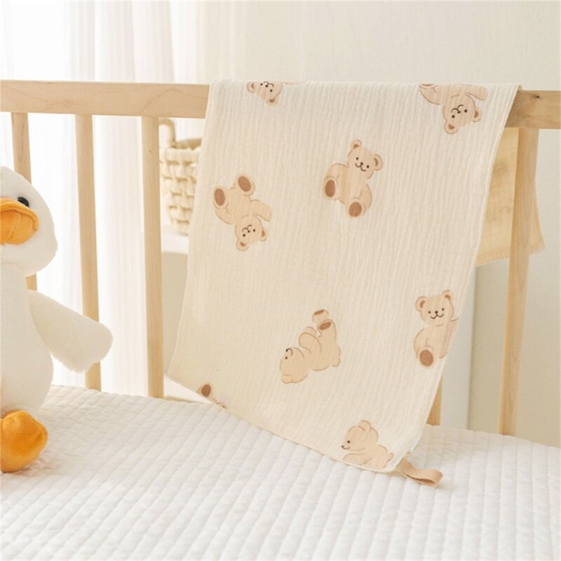 Asciugamano da bagno per neonati Asciugamano rettangolare per cuscino Prodotto per neonati con panno per viso asciutto
